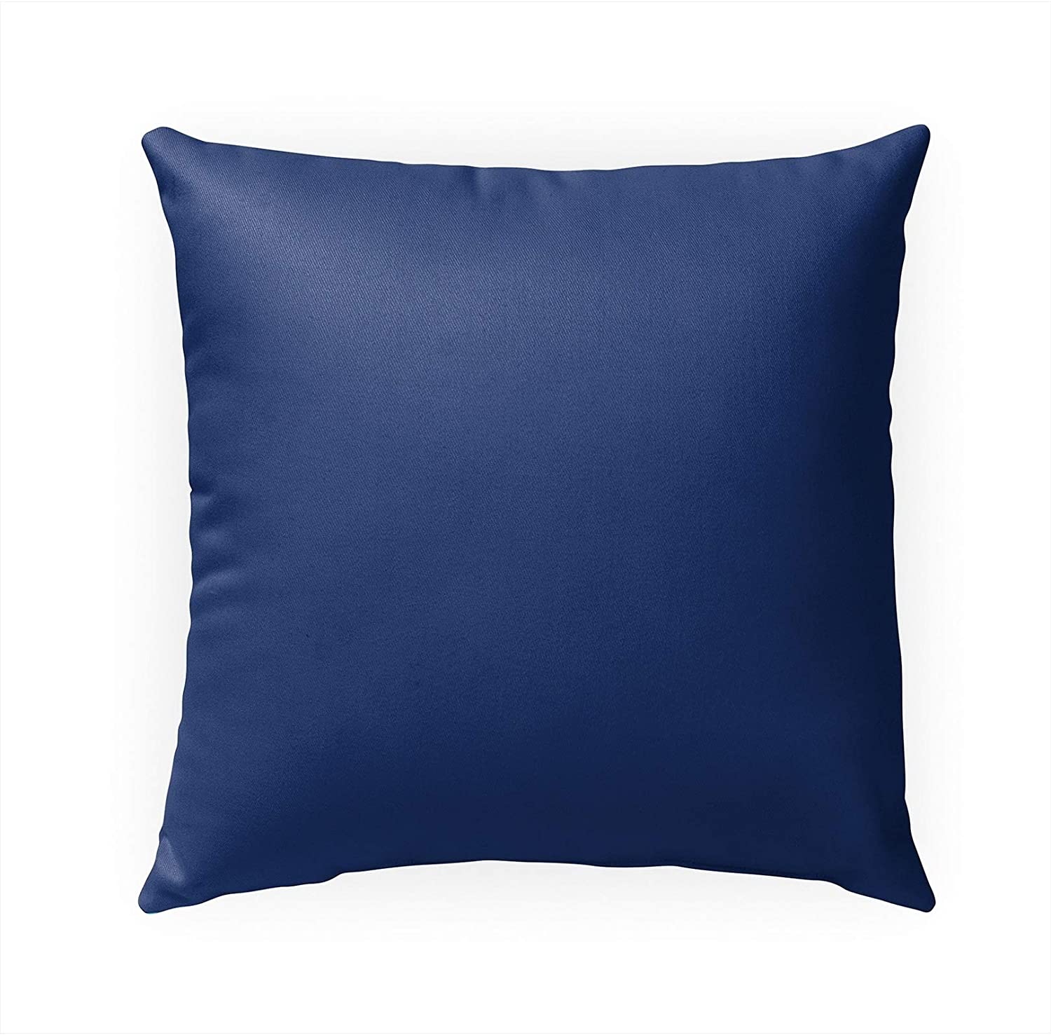 Navy Dream Indoor|Outdoor Pillow by 18x18 Blue Plaid Modern Contemporary Polyester Removable Cover