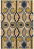 MISC Chenille Flatweave Rug (India) 2' X 3' Ivory Geometric Wool Latex Free Handmade