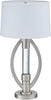 Accent Lamp/Table Lamp Silver Modern Contemporary Nickel Bulbs Included