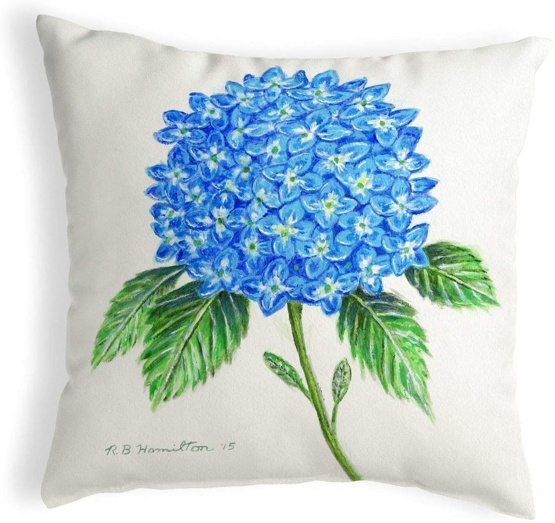 Hydrangea Small No Cord Pillow 12x12 Color Graphic Casual