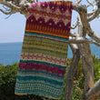 DH 1 Piece 50X60 Southwest Throw Blanket Southwestern Tribal Stripes Bedding Hippy Spirit Hippie Themed Native Motifs Indian Country Folk Geometric
