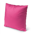 Hot Pink Indoor|Outdoor Pillow by 18x18 Pink Modern Contemporary Polyester Removable Cover