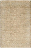 MISC Hand Crafted Traditional Beige Wool Oriental Area Rug 2' X 3' Ivory Latex Free Handmade