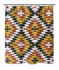 Shower Curtain by Brown Geometric Modern Contemporary Polyester