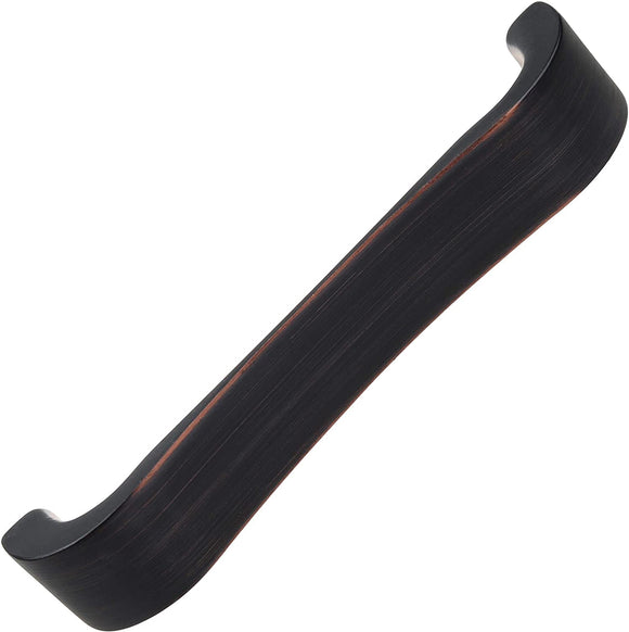 MISC 4 1/2 Cc Curved Cabinet Handles Rubbed Bronze (5 pk) Oil Zinc Finish
