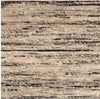 Handmade Chenille Flatweave Rug (India) 2' X 3'8" Ivory Abstract Oriental Modern Contemporary Latex Free