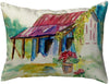 Barn Geranium Small No Cord Pillow 11x14 Color Graphic Cabin Lodge Polyester