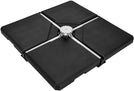 MISC Square Offset Umbrella Weights Base Water/Sand Filled Black Plastic