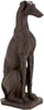 MISC Greyhound Dog Statue Black Brown Resin Bronze Finish
