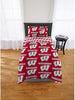 Wisconsin Twin/XL Bed Bag Set Red Sports Collegiate Casual 4 Piece