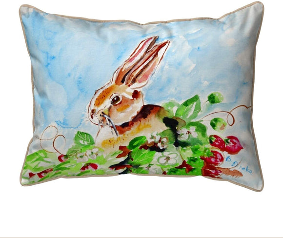 Rabbit Left Extra Large Pillow 20x24 Color Graphic Cabin Lodge Polyester