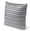 Mosaic Charcoal Indoor|Outdoor Pillow by Tiffany 18x18 Grey Geometric Modern Contemporary Polyester Removable Cover