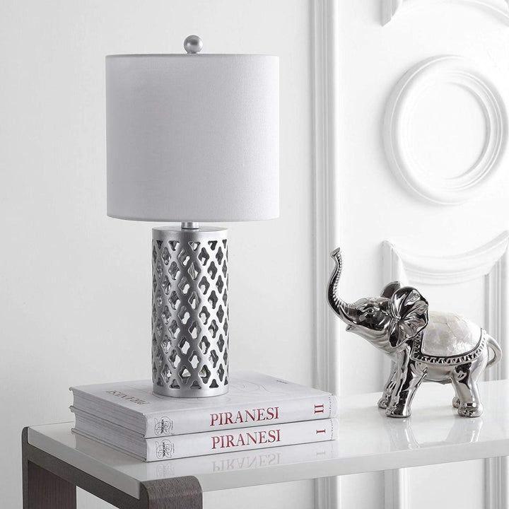 Lighting 21 inch Led able Lamp Silver Modern Contemporary