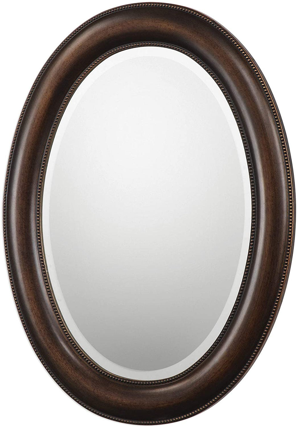 Oval Mirror Antique Silver 22 45x29 45x0 906 Transitional Hooks Included Includes Hardware