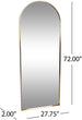 Unknown1 Contemporary Full Length Leaner Mirror Modern