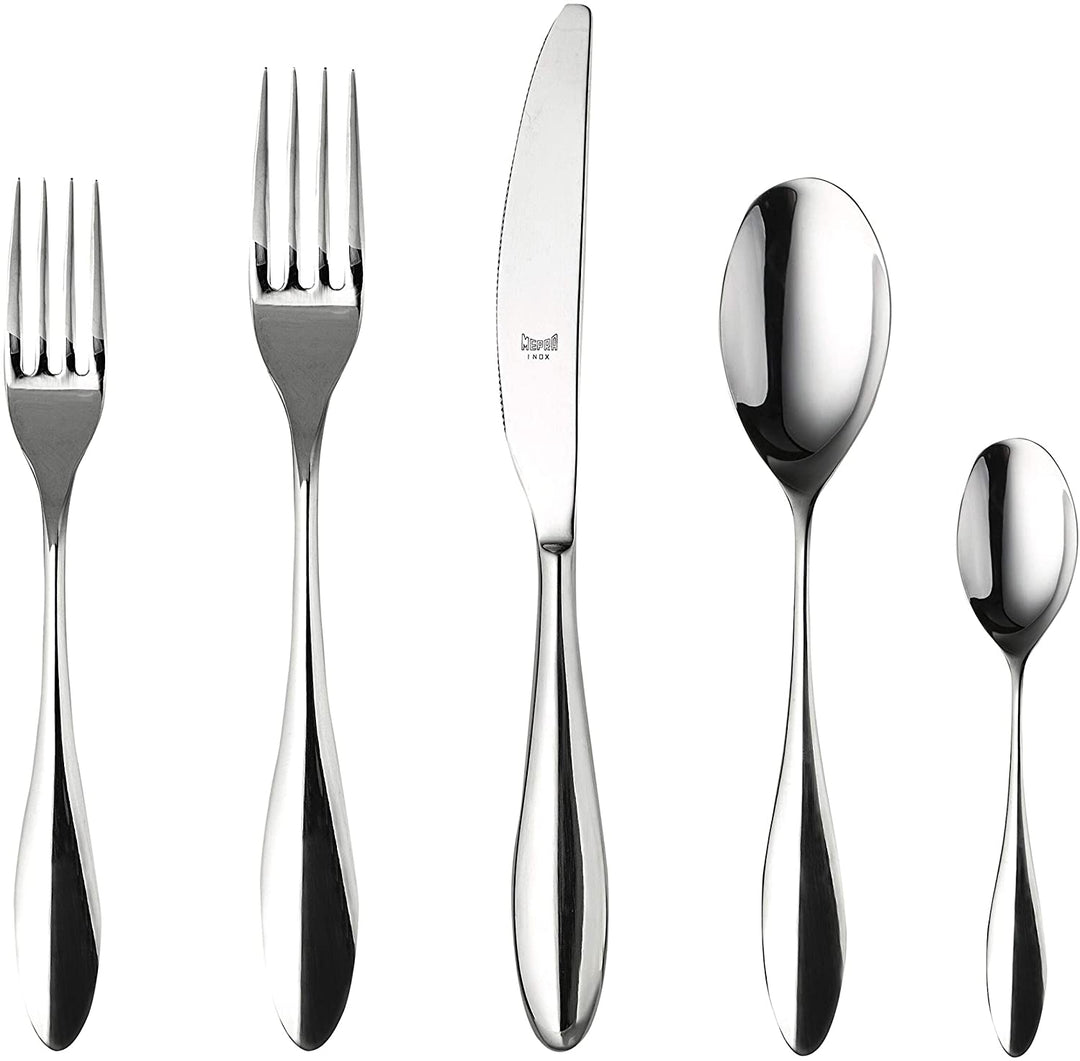 Stainless Steel Flatware Set (Service 4) Silver