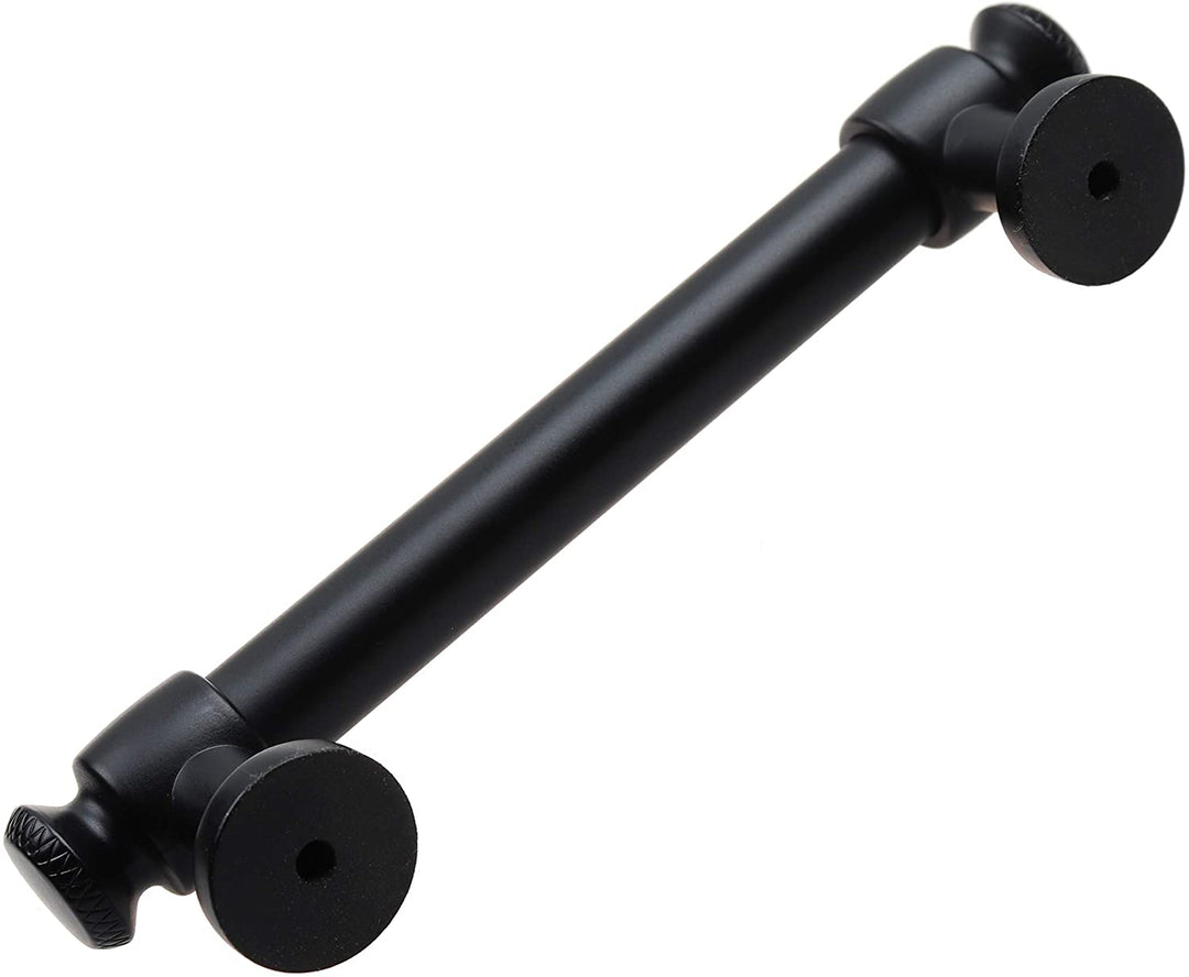 25 pk 3 3/4 Center Matte Black Classic Euro Cabinet Pull Traditional Metal - Diamond Home USA