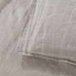 Unknown1 Linen Duvet Cover Pillow 3 Pieces Set Basic Brown Solid Color Shabby Chic Piece