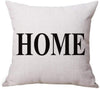 Letter Printed Cushion Cover Pillowcase 45x45cm 15358233 136 Color Graphic Casual Cotton