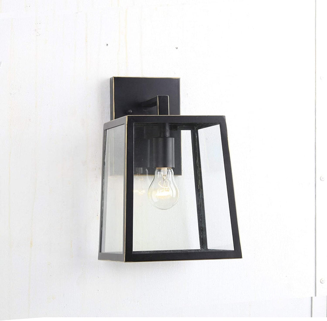 Trey 1 Light Outdoor Wall Mounted Lighting Black Modern Contemporary Dimmable