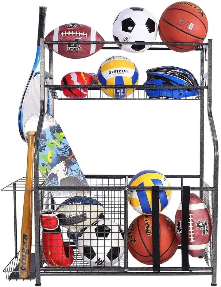 Sports Equipment Garage Organizer Sport alls Storage Rack