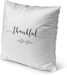 MISC Thankful Indoor|Outdoor Pillow by 18x18 Black Farmhouse Polyester Removable Cover