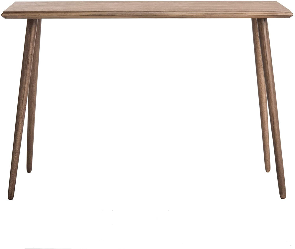 Chocolate Brown Console Table 47 3" X 15 8" 32" Casual Modern Contemporary Rectangle MDF Wood Painted