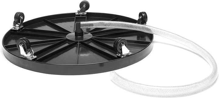 24" Hydro Black Round Plastic - Diamond Home USA