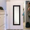 Black Door Mirror Full Length Handmade Includes Hardware