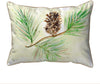 Pinecone Small Pillow 11x14 Color Graphic Rustic Polyester One Water Resistant