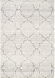 Grey Ogee Rug (5'3 X 7'7) 5'3" 7'7" Abstract Graphic Modern Contemporary Rectangle Polypropylene Synthetic Contains Latex Stain Resistant
