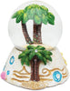 Stone Decor Collection Multicolor Plastic Palm Tree Snow Globe Color Novelty Tropical