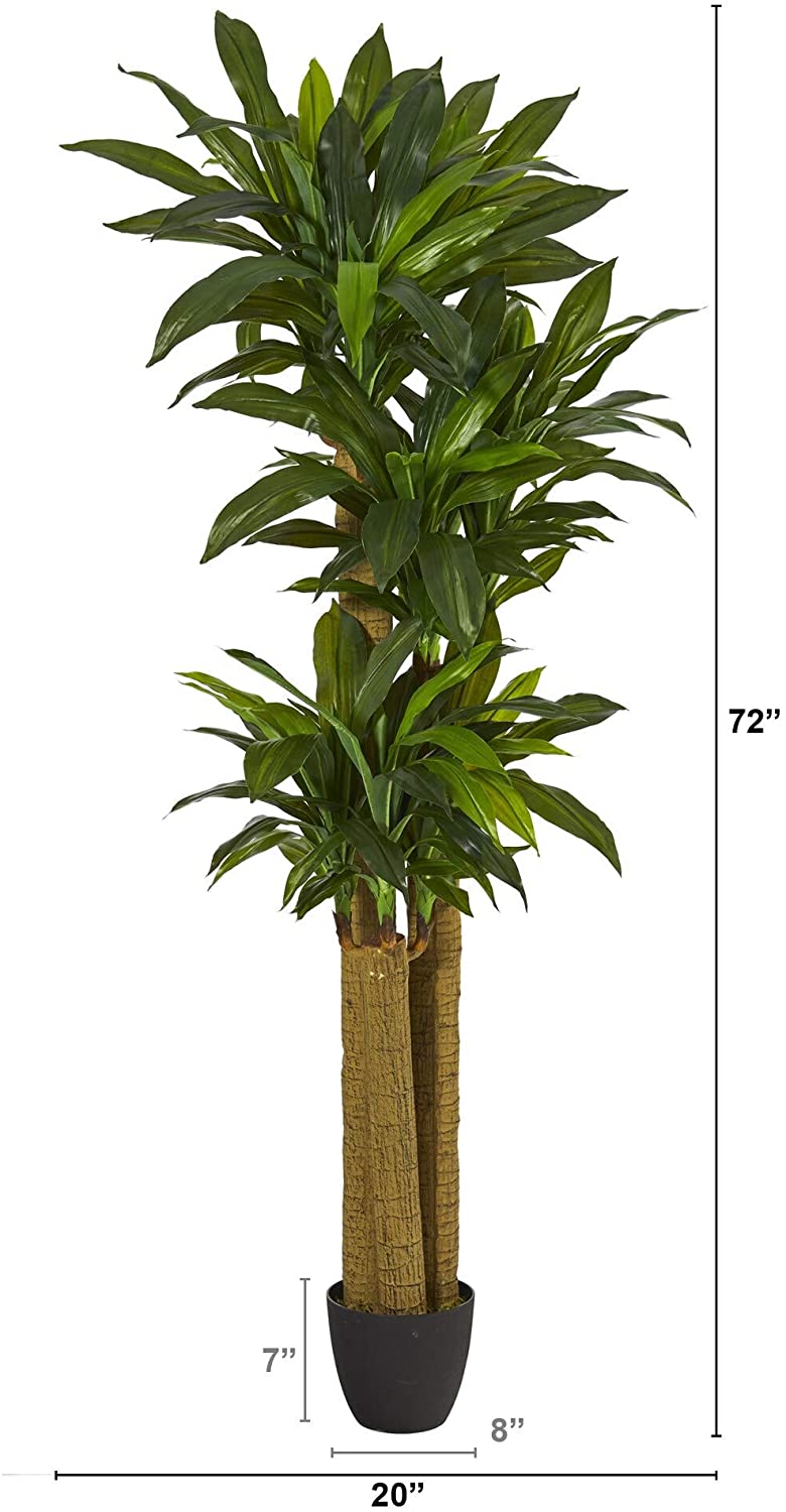 6' Corn Stalk Artificial Plant (Real Touch) Green - Diamond Home USA