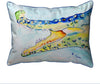 Crocodile Frog Large Pillow 16x20 Color Graphic Casual Polyester