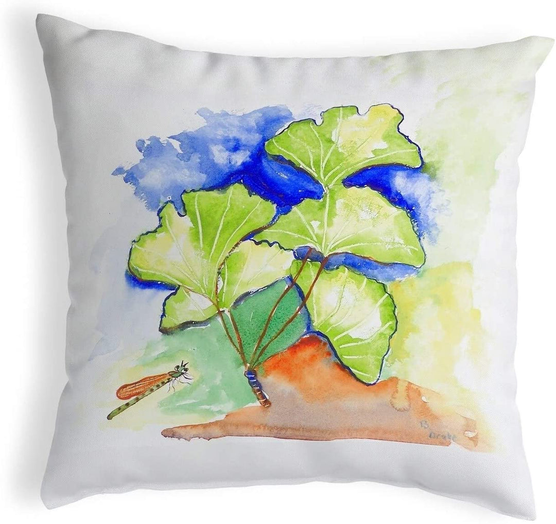 Leaves Small No Cord Pillow 12x12 Color Graphic Casual