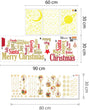 Unknown1 Christmas Treat Glow Dark Quotes DIY Wall Sticker Gold