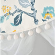 Unknown1 Sketch Botanical Flower Floral Window Curtain Swag Valance 52 X 28 Color Mid Century Modern Contemporary Polyester Insulated