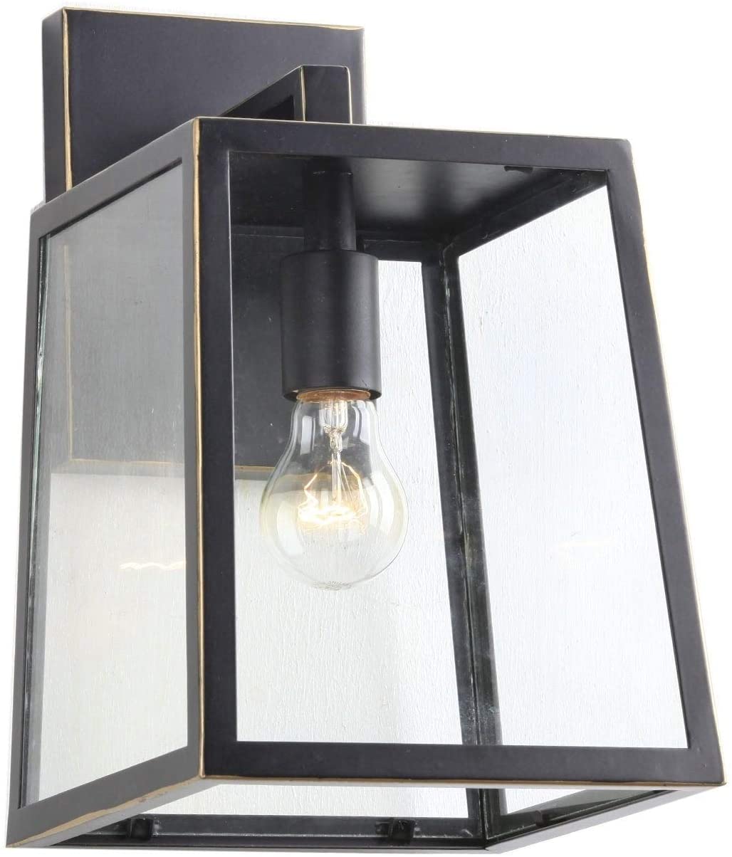 Trey 1 Light Outdoor Wall Mounted Lighting Black Modern