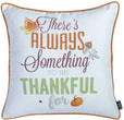 Unknown1 Fall Thanksgiving Gingham Throw Pillow Cover 18''x18'' (Set 4) Color Floral Cabin Lodge Polyester Set 3 More Removable