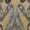 MISC Chenille Flatweave Rug (India) 2' X 3' Grey Geometric Wool Latex Free Handmade