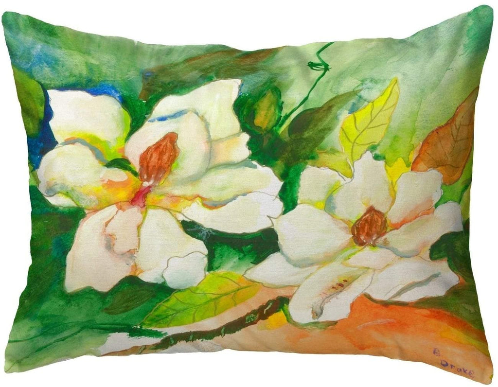 Magnolia Small No Cord Pillow 11x14 Color Graphic Nautical Coastal Polyester