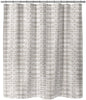 MISC X ray Shibori Beige Shower Curtain by Grey Abstract Bohemian Eclectic Polyester