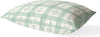 UKN Anchor Lumbar Pillow Green Geometric Nautical Coastal Polyester Single Removable Cover