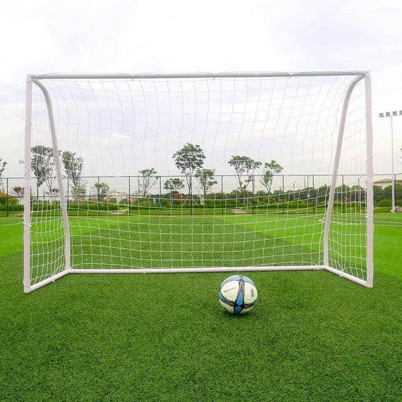 Unknown1 Plastic Soccer Goal Training Rack Set Football Sports White