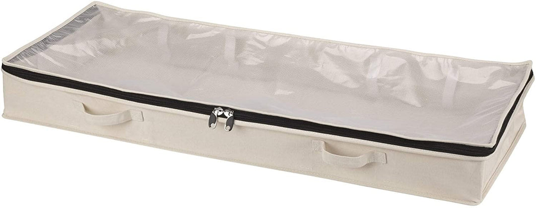 Cotton Canvas Under Bed Storage Chest