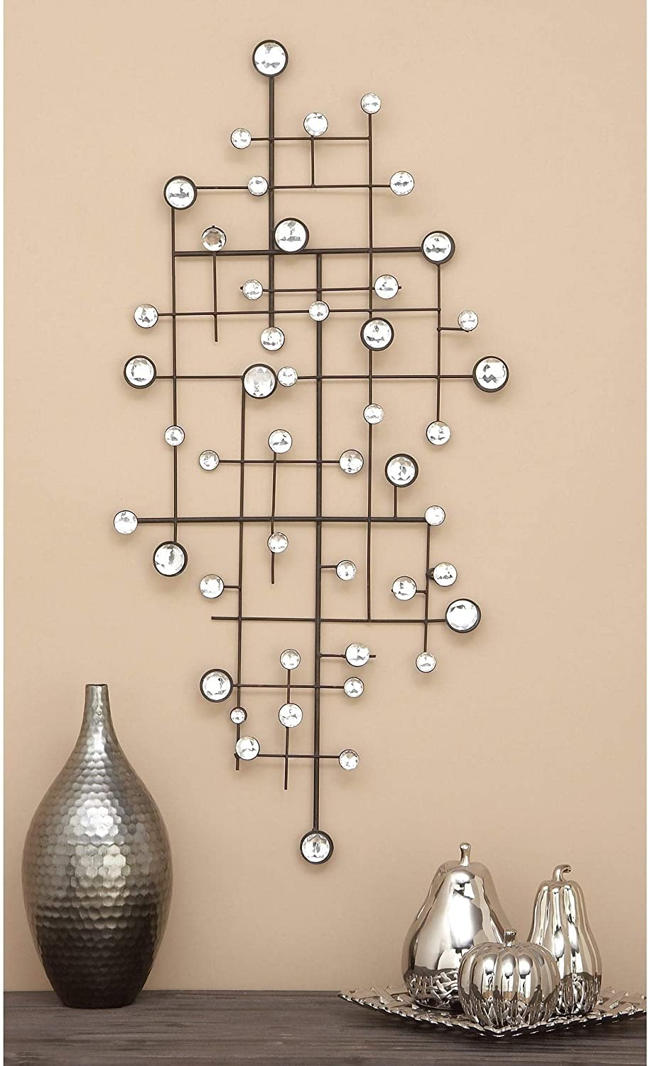 Metal Glass Bead Decor