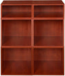 Unknown1 Storage Set 4 Full Cubes/2 Half Cubes Cherry Red Modern Contemporary Laminate Wood Finish