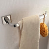 Unknown1 Bright Polishing Square Base Towel Hook Bars Silver Rack Metal Stainless Steel Finish