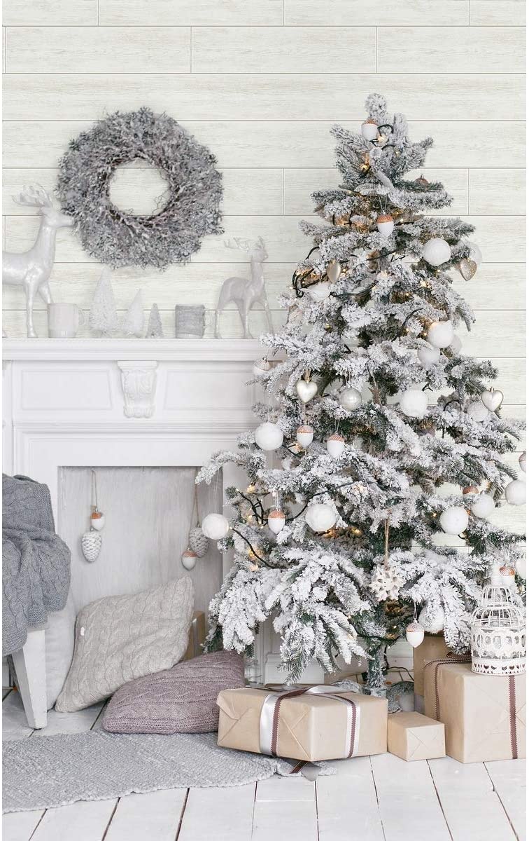 Farmhouse Shiplap Christmas Peel Stick Wallpaper 20 5 W X 18