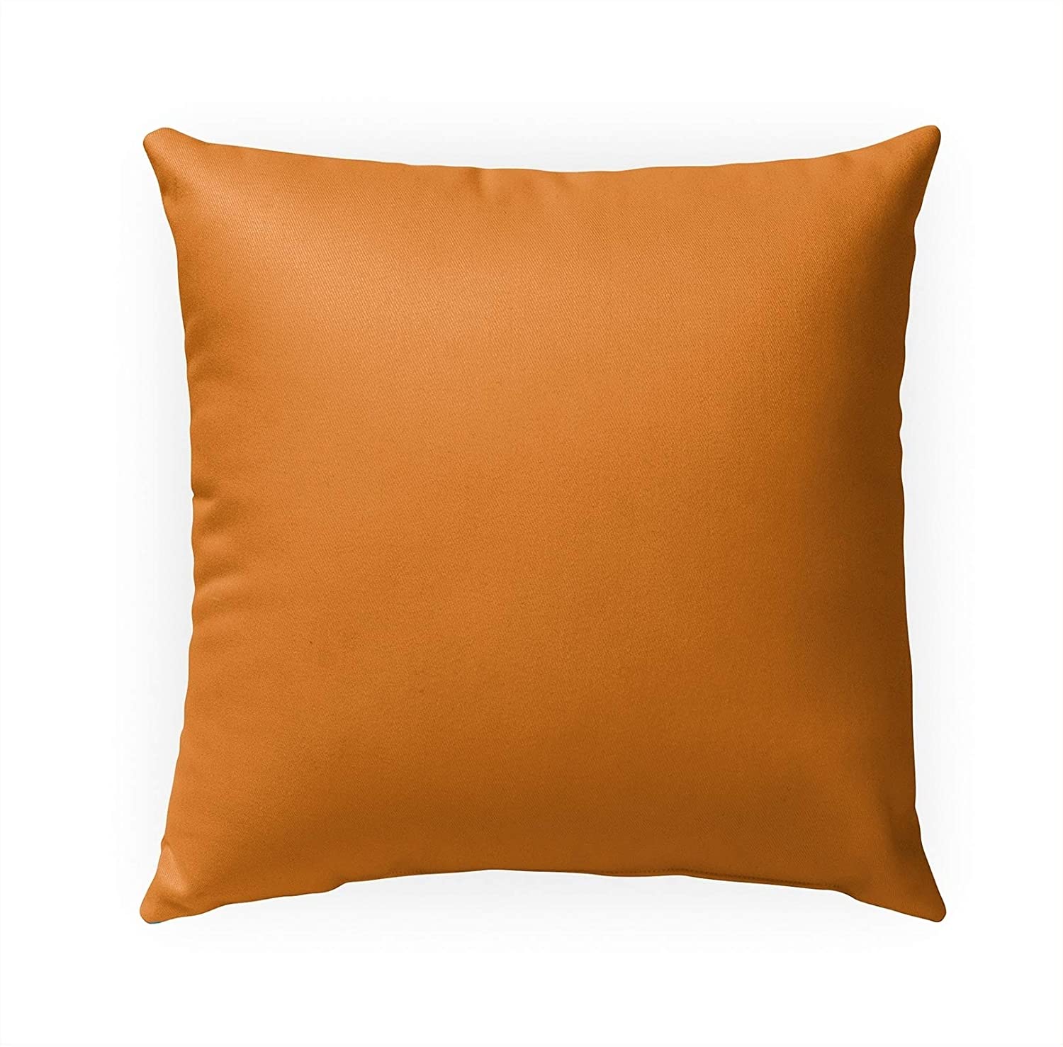 Orange Flame Indoor|Outdoor Pillow by 18x18 Orange Modern Contemporary Polyester Removable Cover